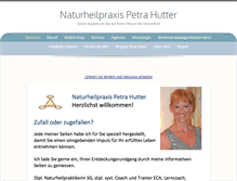 Tablet Screenshot of naturheilpraxis-hutter.ch